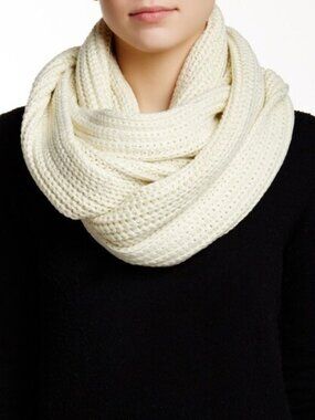 J. Crew Chunky Cream Infinity Scarf